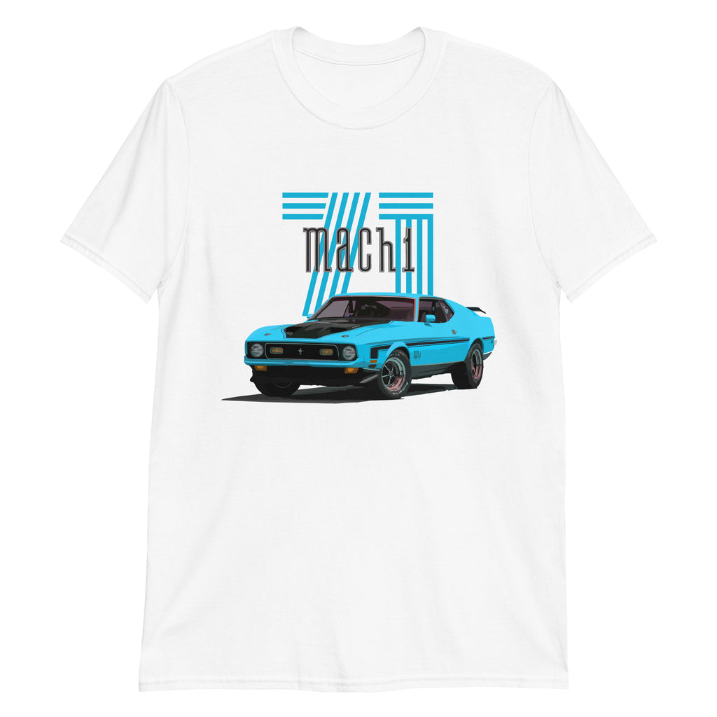 1971 Mustang Mach 1 Vintage American Muscle Car Classic Cars T-Shirt