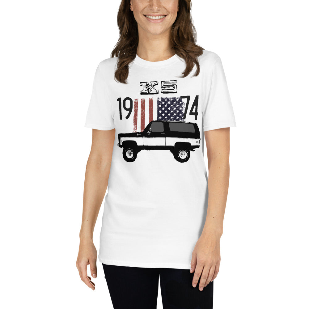 1974 Chevy K5 Blazer USA Short-Sleeve Unisex T-Shirt