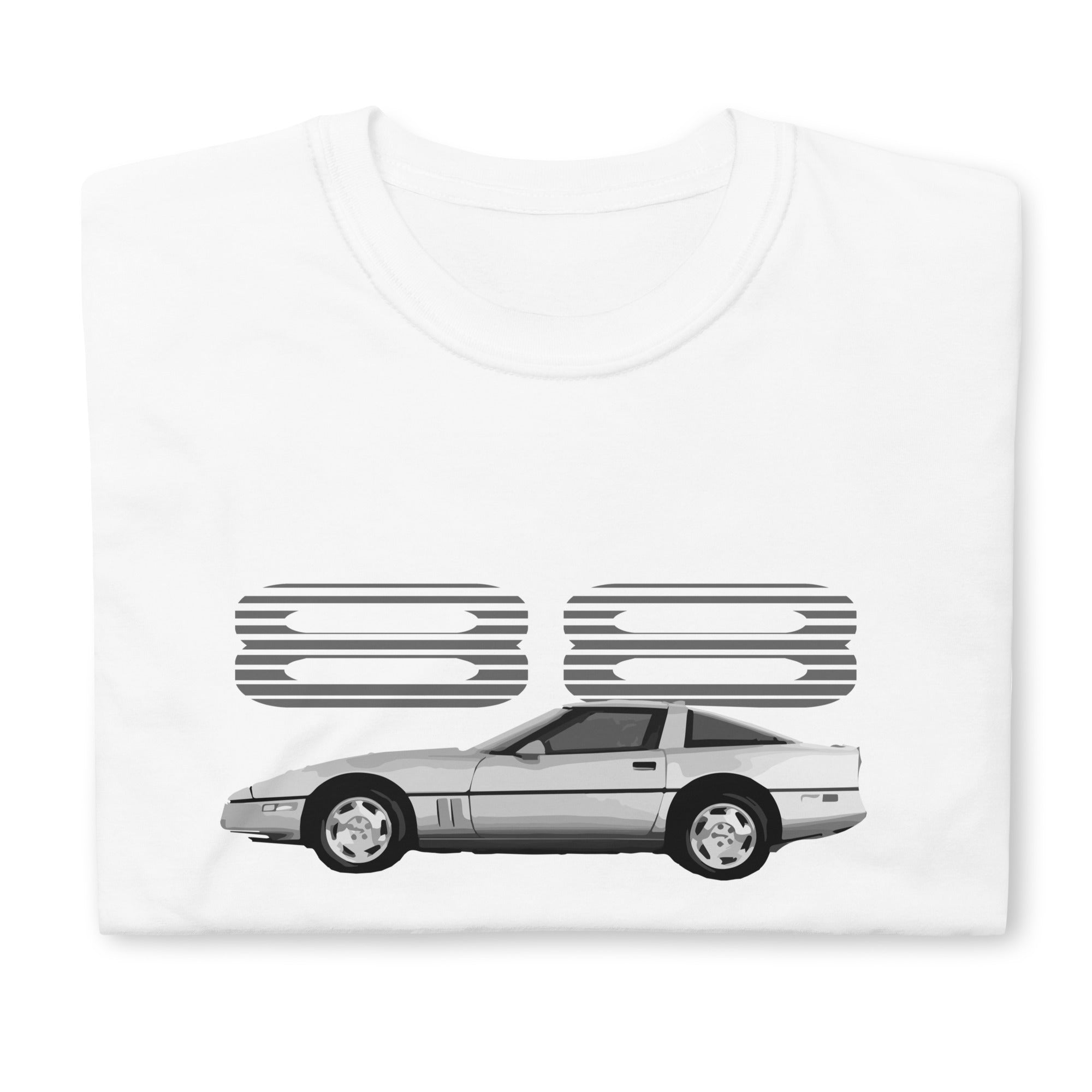 1988 C4 Corvette White Short-Sleeve Unisex T-Shirt