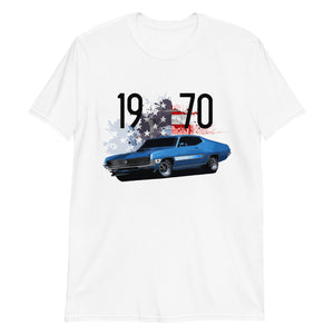 1970 Ford Torino GT Fastback Muscle Car Short-Sleeve Unisex T-Shirt