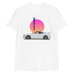 GTR R34 Skyline JDM Vaporwave Aesthetic Sun Drift Street Racing T-Shirt