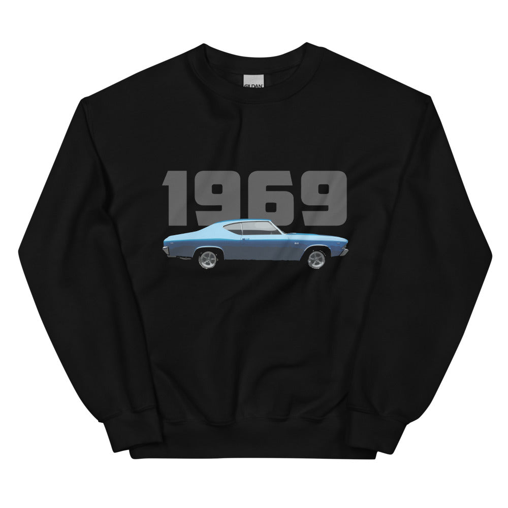1969 Chevy 69 Chevelle American Muscle Car Owner Gift Sweatshirt