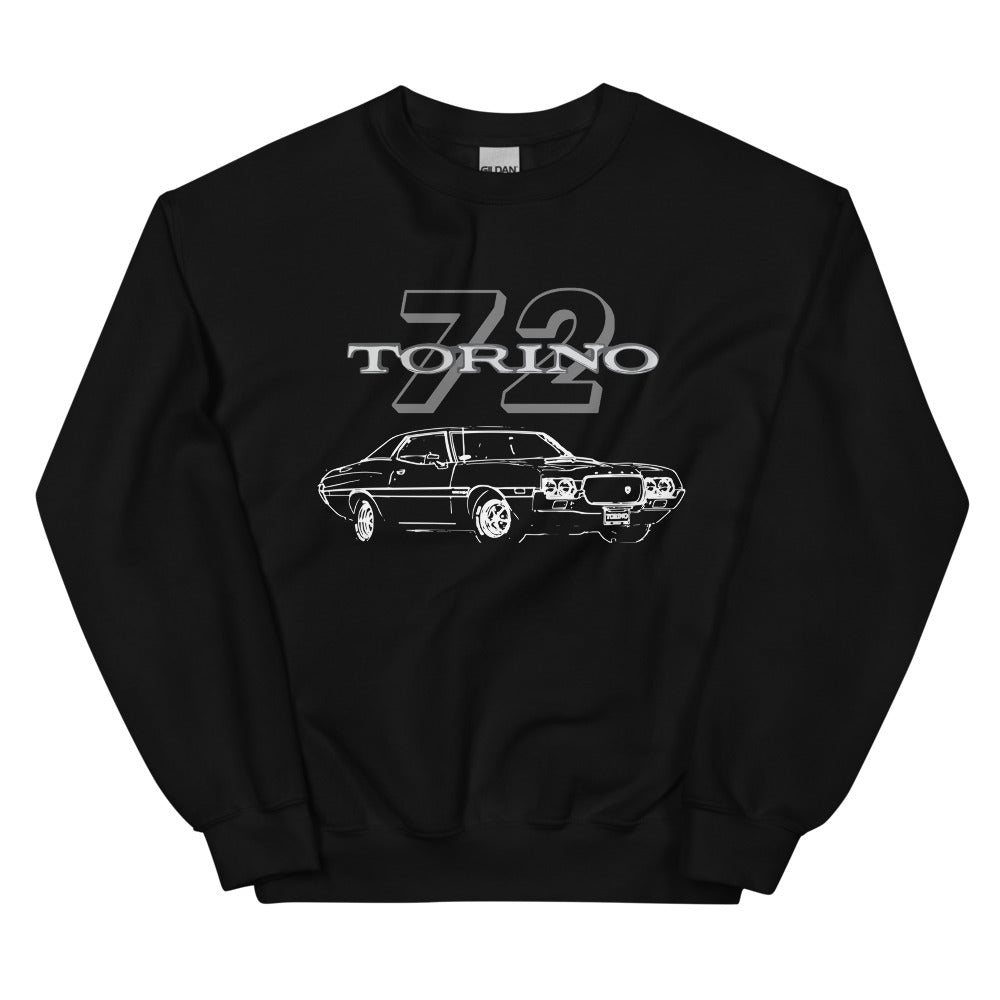 1972 Gran Torino Sport Muscle Car Collector Cars Gift Unisex Sweatshirt