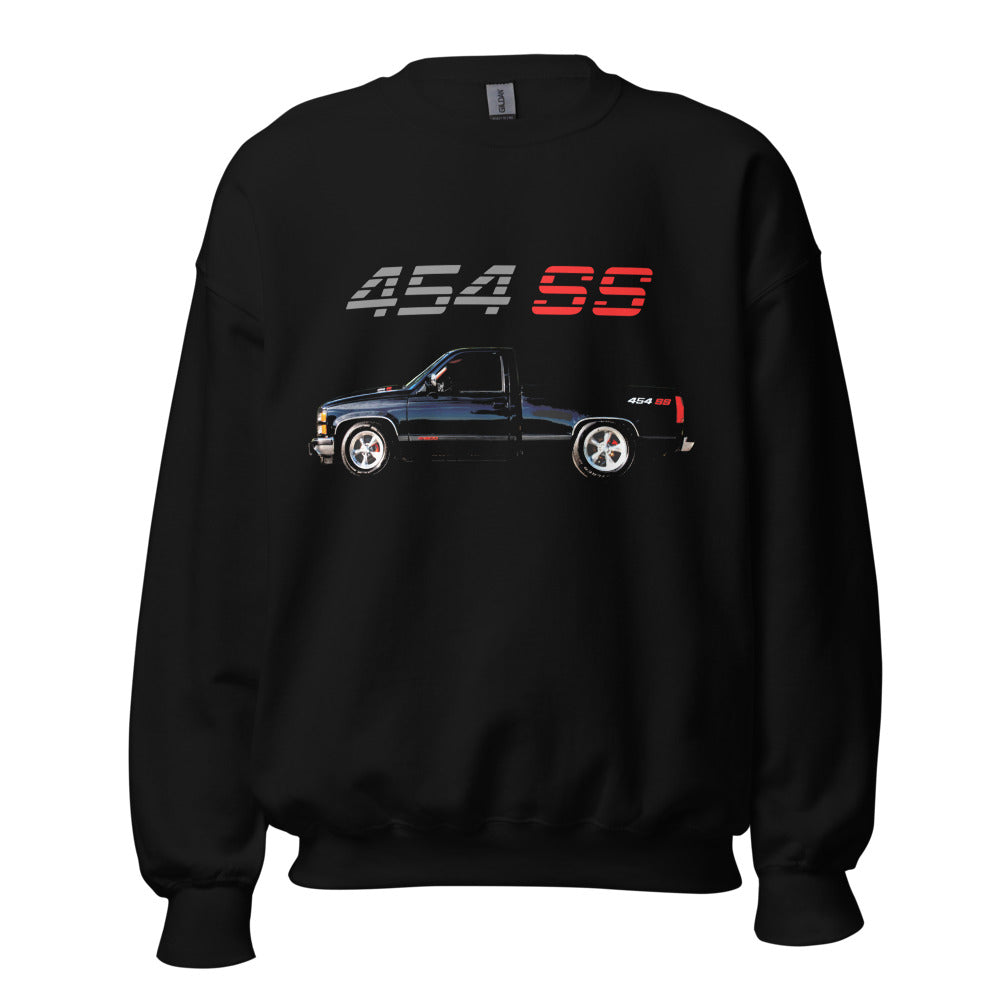 1990 Chevy 1500 OBS 454 SS Old Body Style American Pickup Truck Unisex Sweatshirt