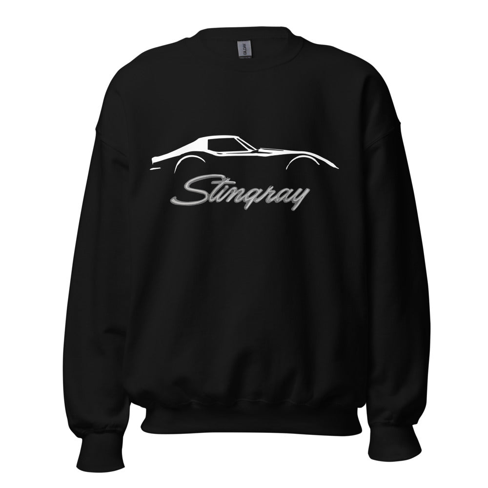 C3 Corvette Stingray Silhouette 3rd Gen Vette Driver Custom Gift Sweatshirt