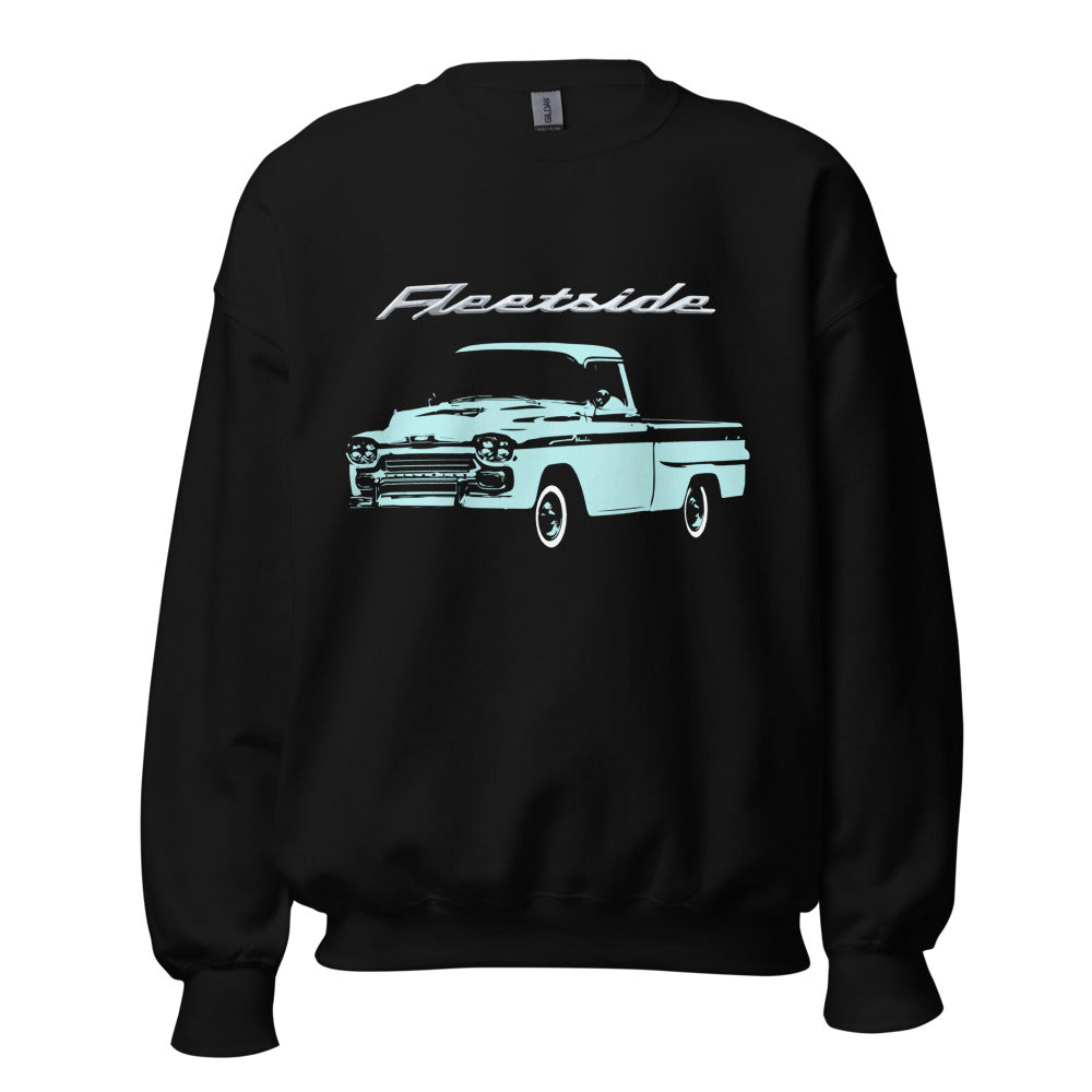 1958 Chevy Apache Fleetside Antique Pickup Truck Custom Sweatshirt