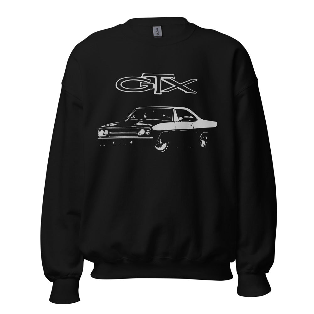 1970 GTX American Muscle Car Classic Cars Collector Gift Automotive Nostalgia Sweatshirt
