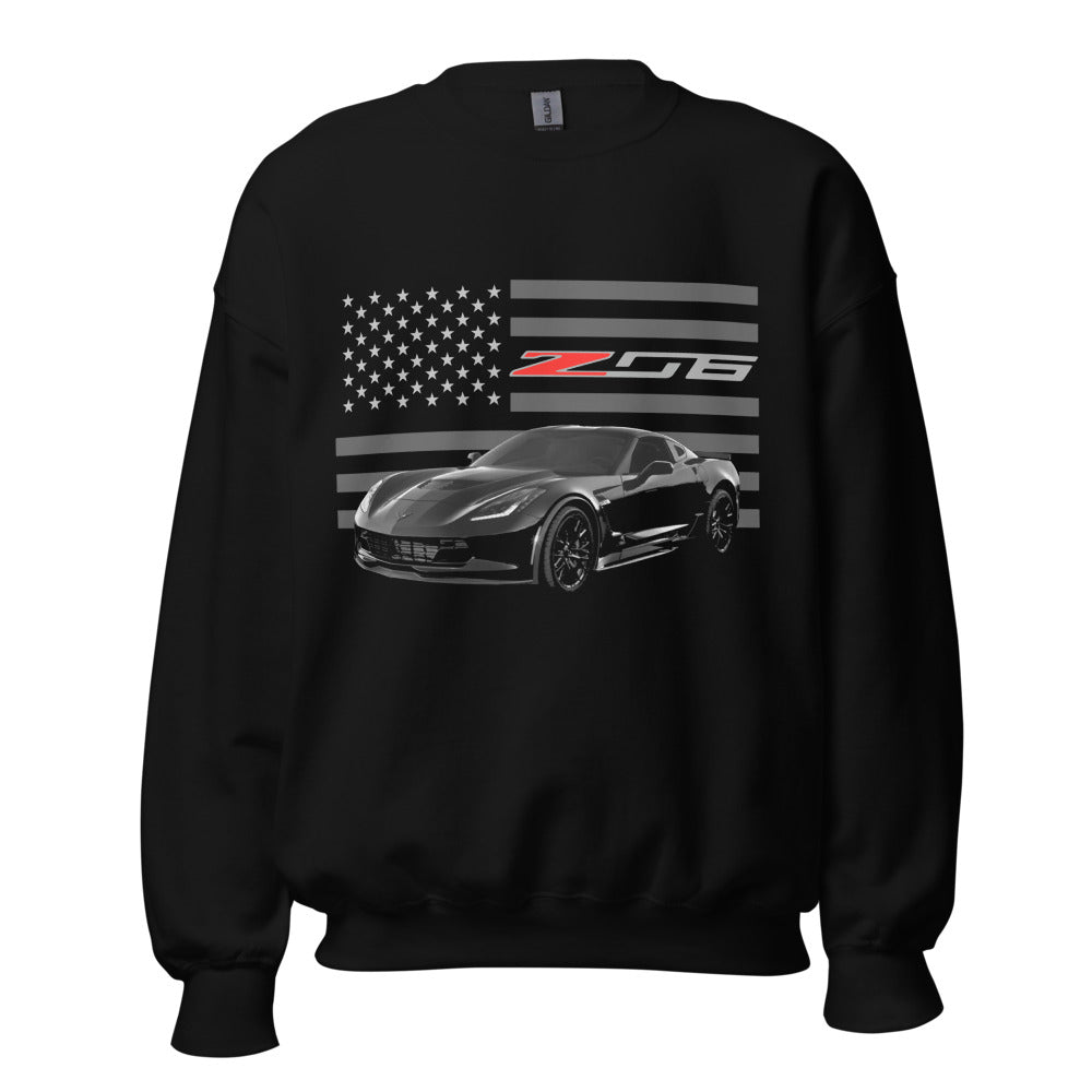 2017 Corvette C7 Z06 Seventh Gen Vette Driver Car Club Sweatshirt