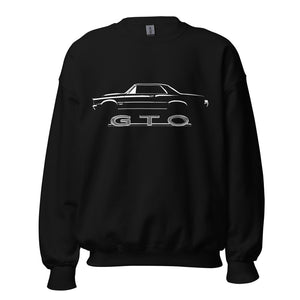 1965 GTO Muscle Car Silhouette Emblem Classic Car Collector Club Custom Sweatshirt