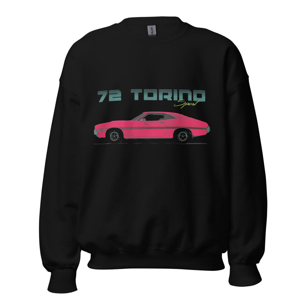 1972 Gran Torino Sport American Muscle Car Nostalgia Sweatshirt