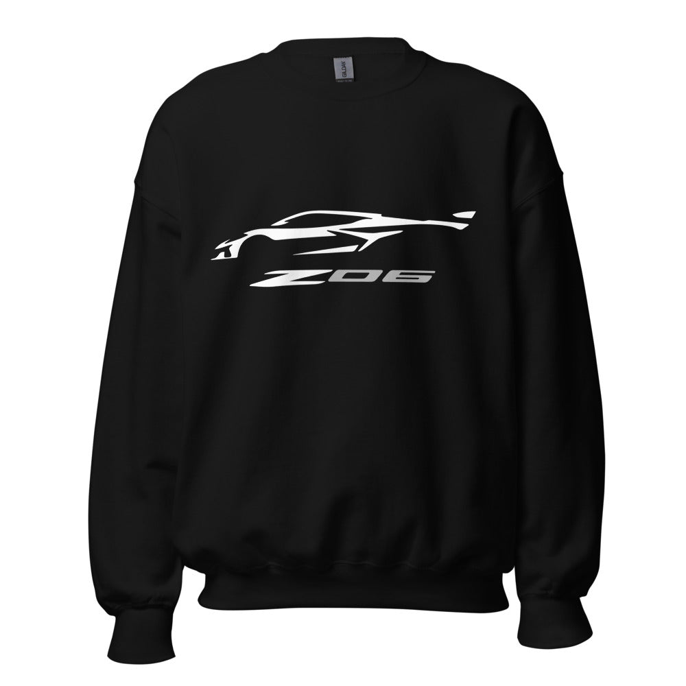 2023 Corvette Z06 C8 Vette Silhouette Custom Sweatshirt