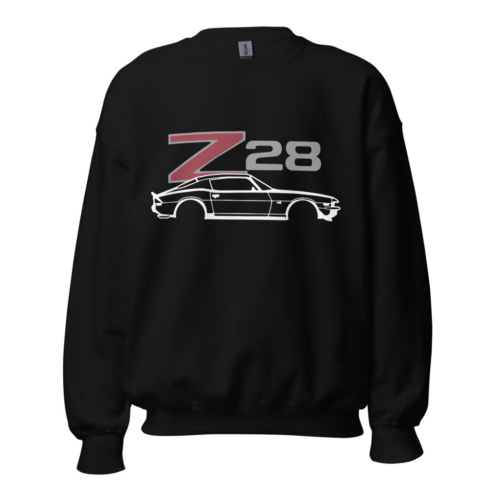 Second Generation Chevy Camaro Z28 Muscle Car Club Custom Sweatshirt