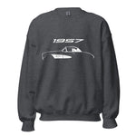 1957 Corvette C1 Silhouette Collector Car Custom Outline Art Unisex Sweatshirt