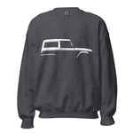 1966 Bronco Silhouette Vintage Truck SUV Off-road 4x4 Adventure Outdoor Trail riding Unisex Sweatshirt