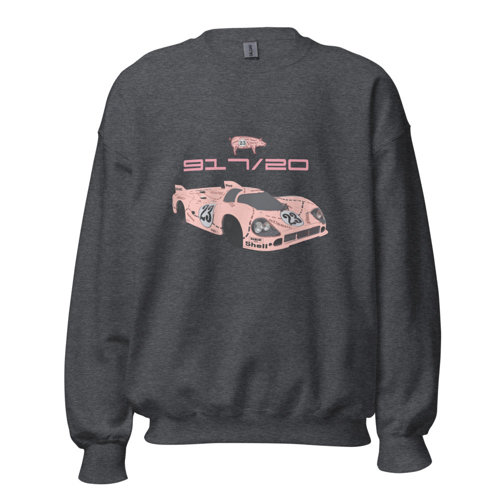 1971 Pink Pig 917/20 Vintage Race Car Unisex Sweatshirt