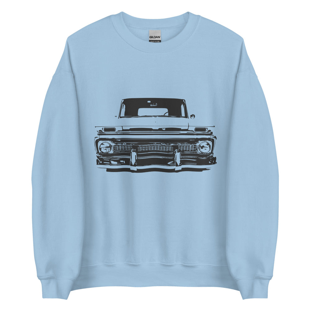 1966 Chevy C10 Antique Pickup Truck Custom Art Unisex Sweatshirt