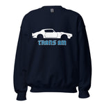 1970 Firebird Trans Am Muscle Car Collector Cars Custom Stencil Art Sweatshirt