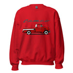 1957 Chevy Cameo Pickup Truck Antique Collector Custom Art Unisex Sweatshirt