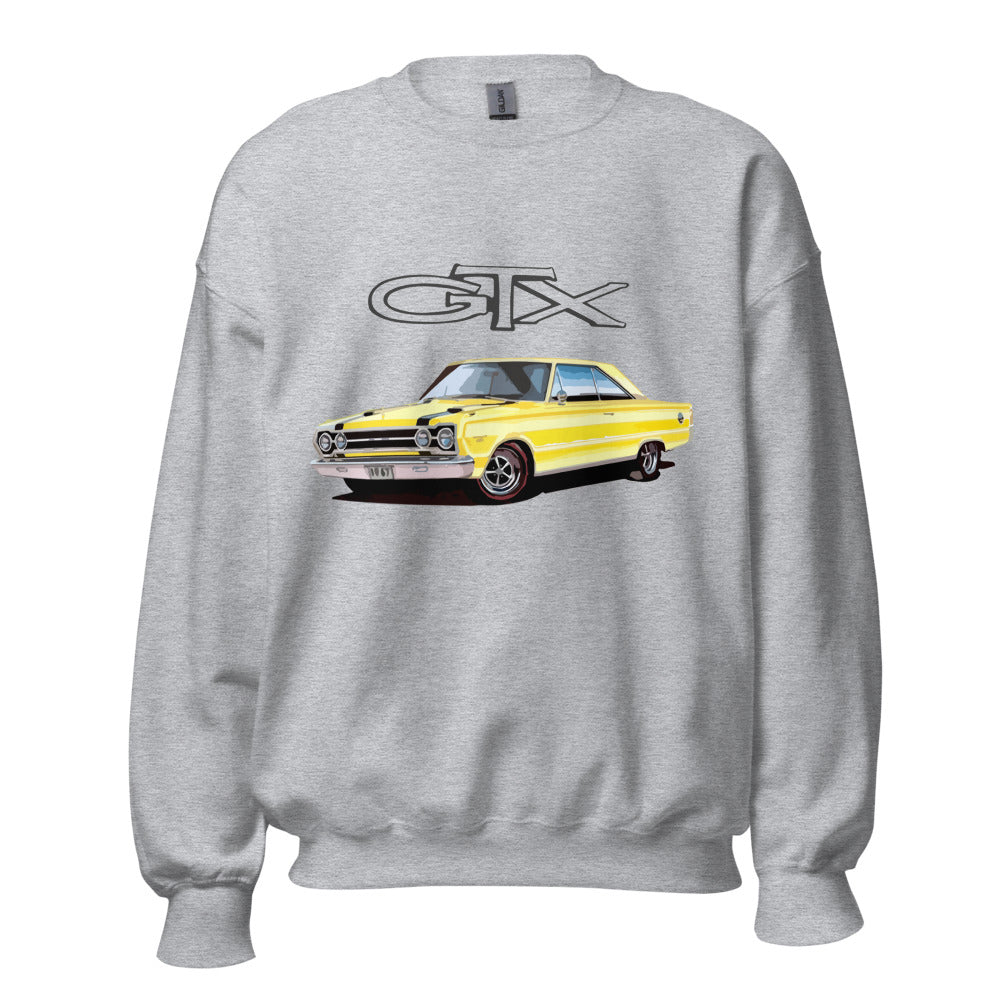 1967 GTX Classic car Custom Retro Automotive Nostalgia Muscle cars Sweatshirt