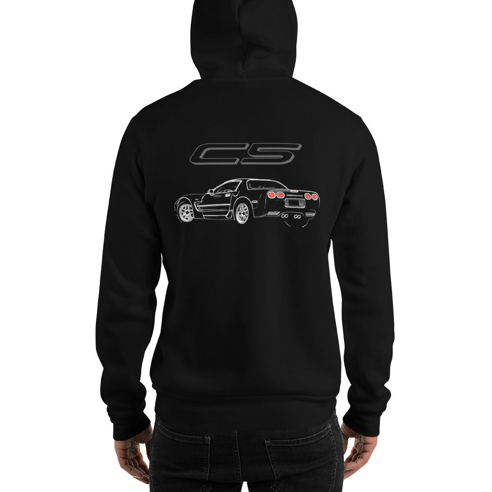 Corvette C5 Z06 Collector Car Owner Gift Unisex Hoodie