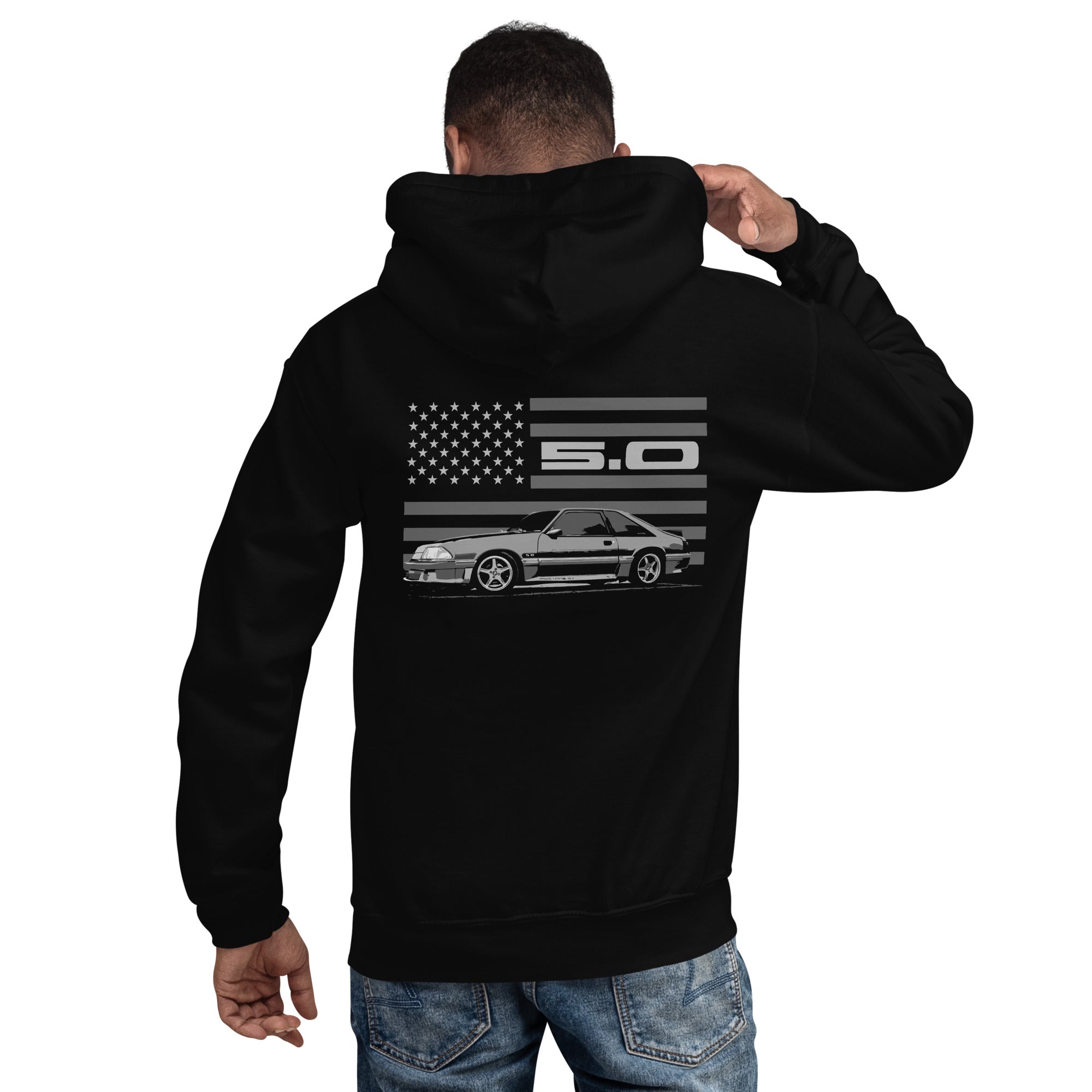 Mustang GT 5.0 Foxbody Fox Body American Icon Unisex Hoodie