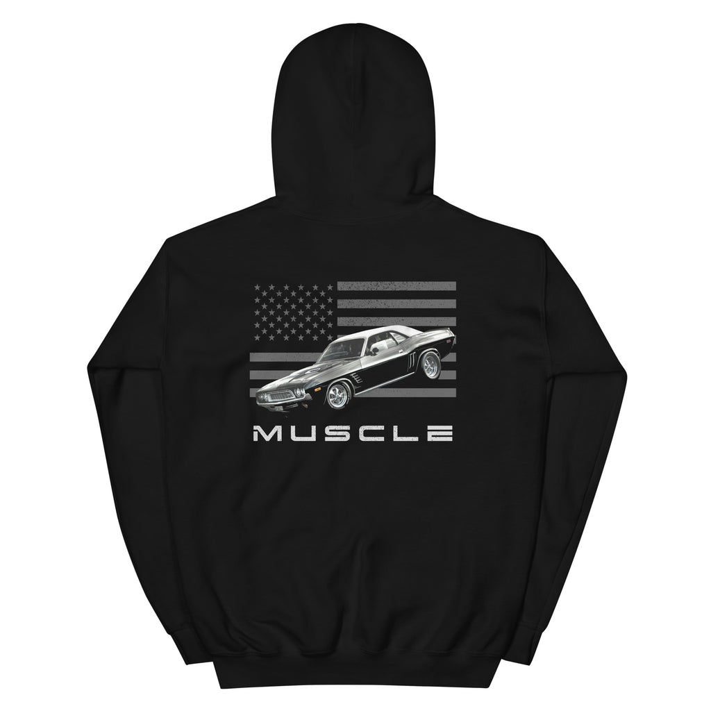 Black Challenger American Muscle Car Owner Gift Unisex Hoodie