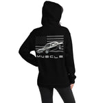 Black Challenger American Muscle Car Owner Gift Unisex Hoodie