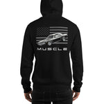 Black Challenger American Muscle Car Owner Gift Unisex Hoodie