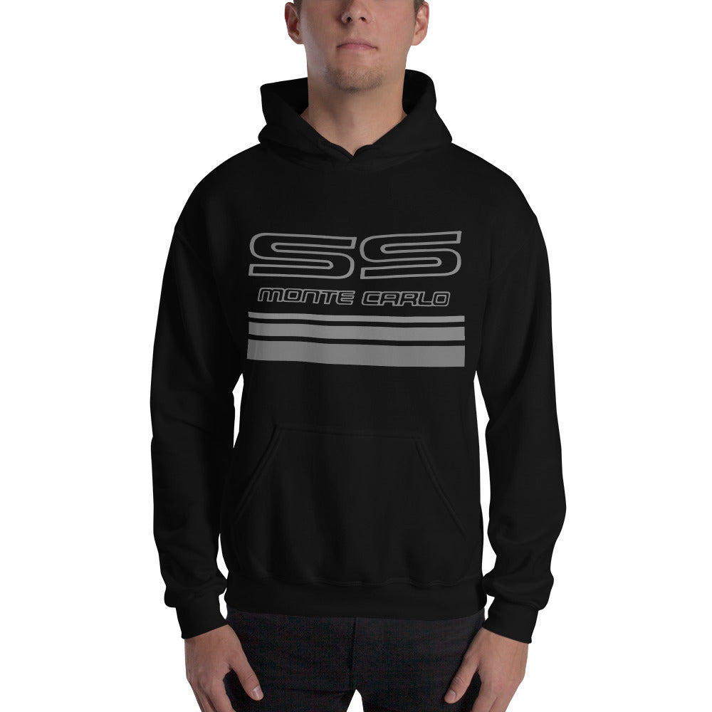 Monte Carlo SS Logo Stripes Emblem 1987-1988 Hoodie Sweatshirt