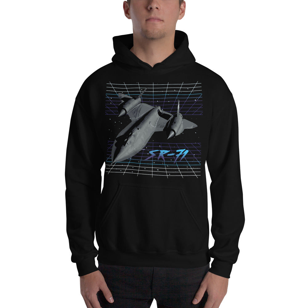 Lockheed SR-71 "Blackbird" Recon Aircraft Hoodie Sweatshirt