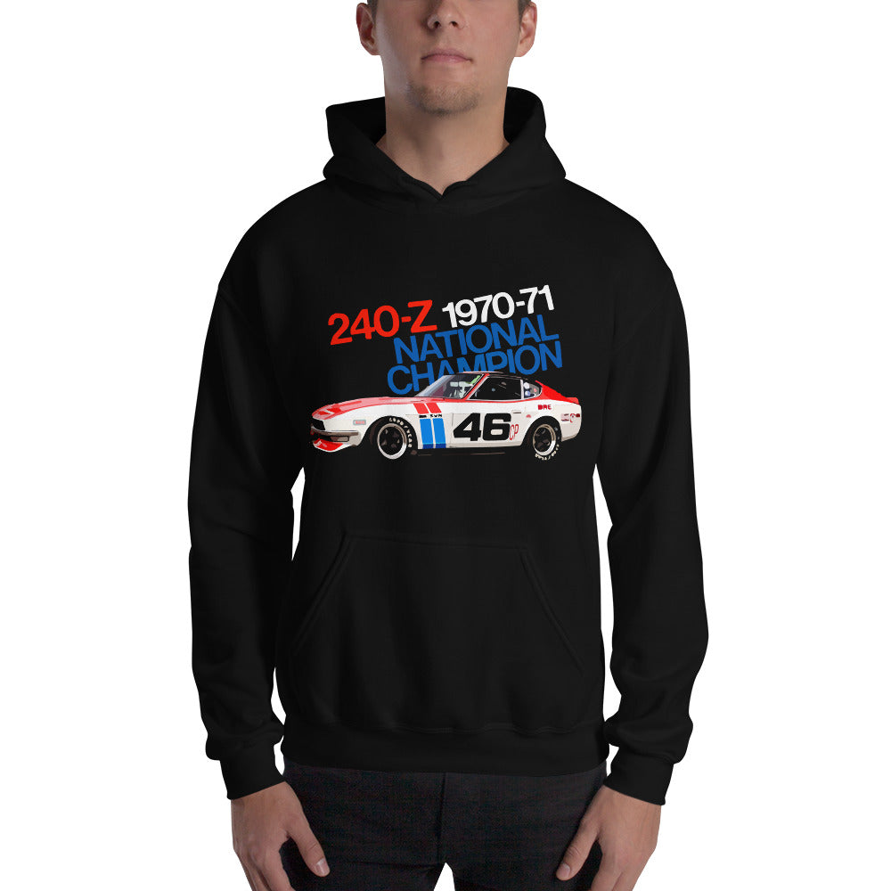 Datsun 240z 1970-1971 SCCA Racing Hoodie Sweatshirt