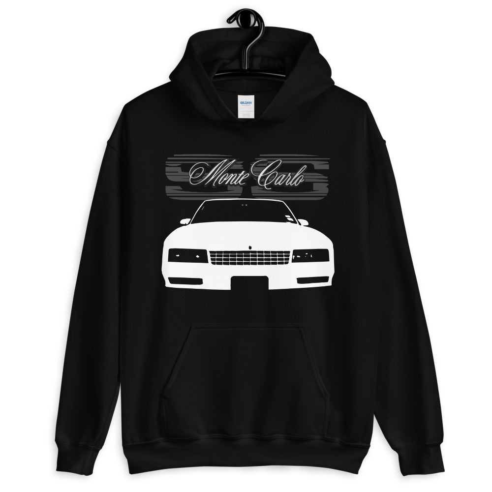 Retro 80s Chevy Monte Carlo SS American Classic Car Unisex Hoodie