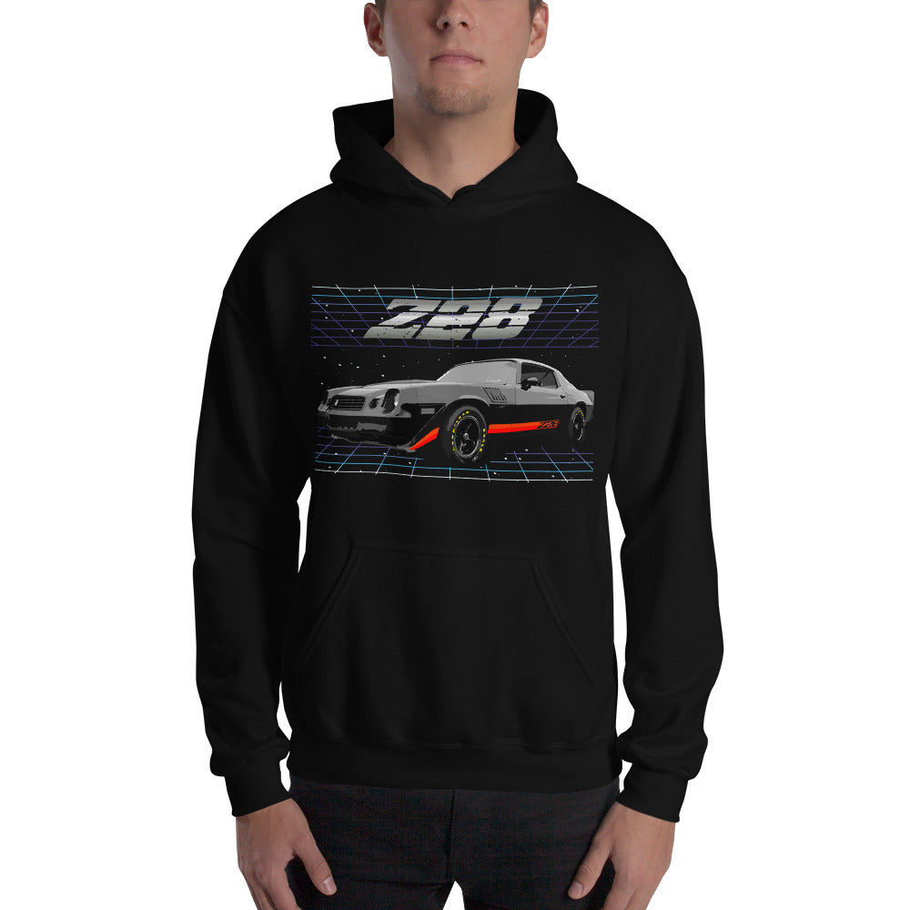 Chevy Camaro Z28 2nd Gen Classic Car Unisex Hoodie