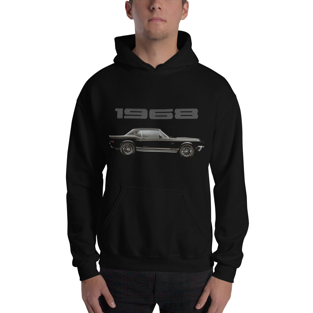 1968 Mustang Shelby Rare Classic Car Unisex Hoodie