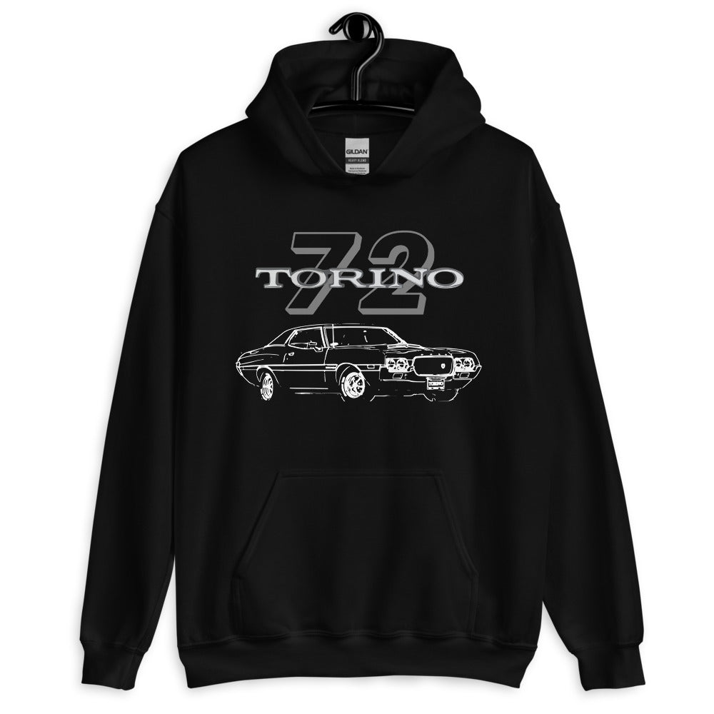 1972 Gran Torino Sport Muscle Car Collector Cars Gift Unisex Hoodie