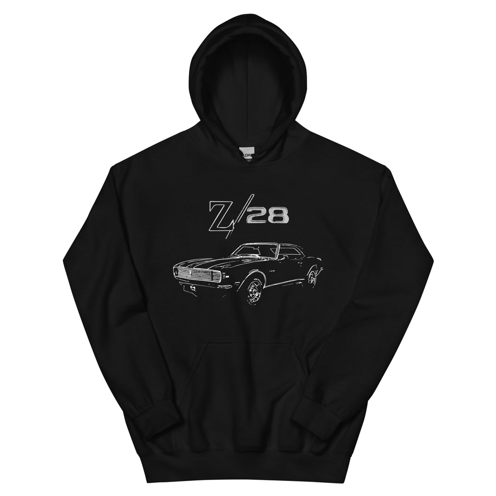 1967 Chevy Camaro Z28 Z/28 Antique Classic Muscle Car Owner Gift Unisex Hoodie