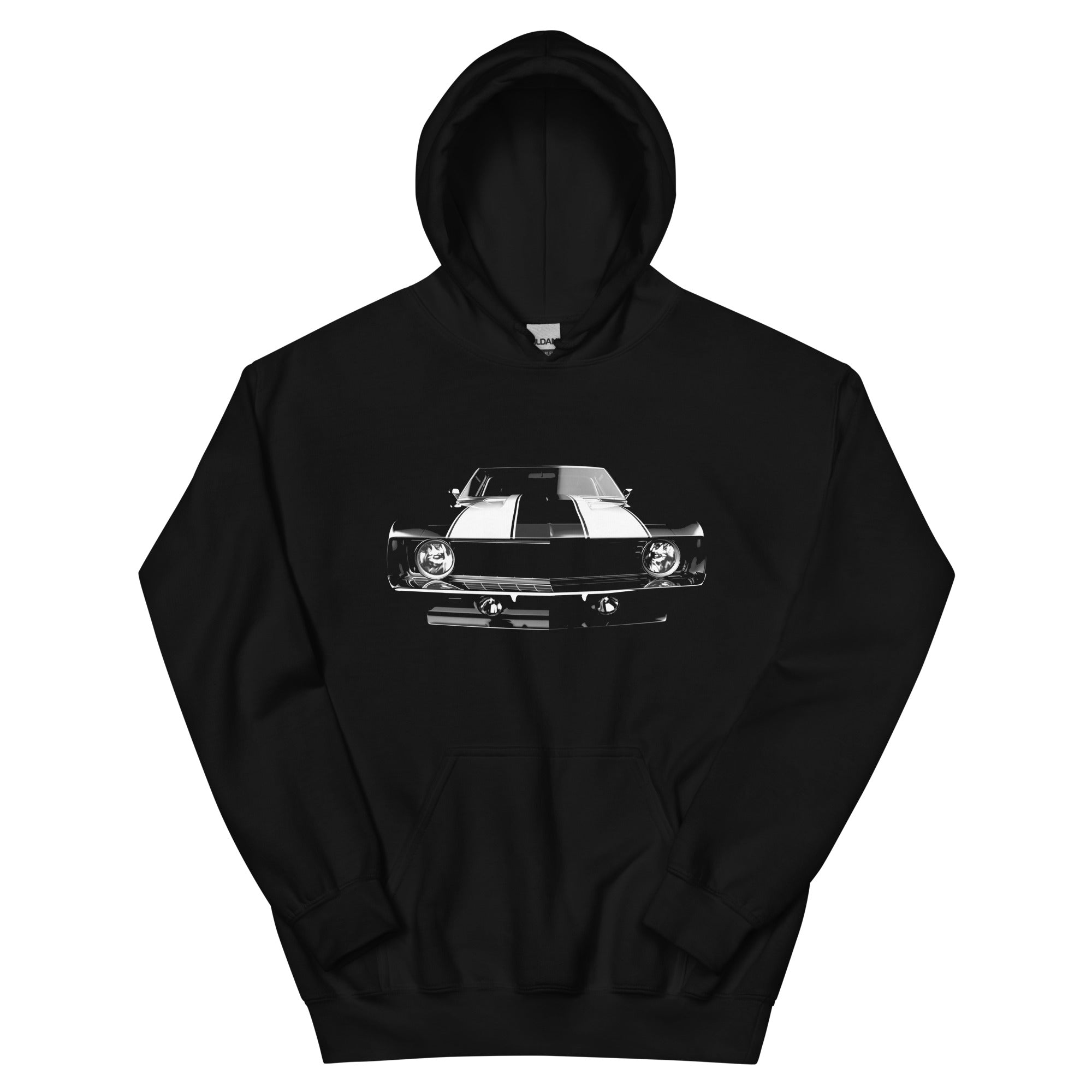 First Gen Chevy Camaro Black Muscle Car Owner Gift Unisex Hoodie