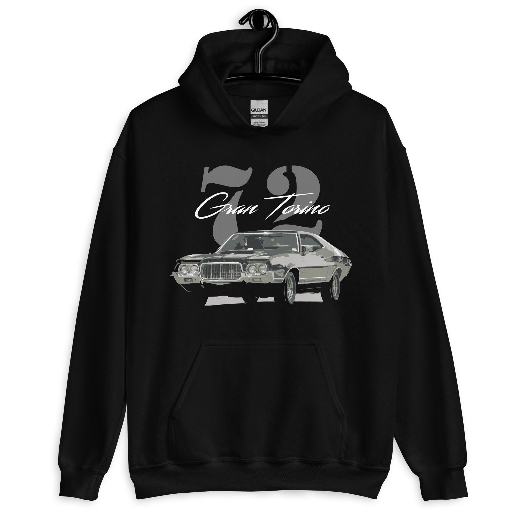 1972 Ford Gran Torino Collector Car Owner Gift Unisex Hoodie