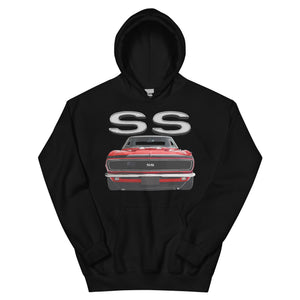 1968 Red Camaro SS Owners Gift Unisex Hoodie