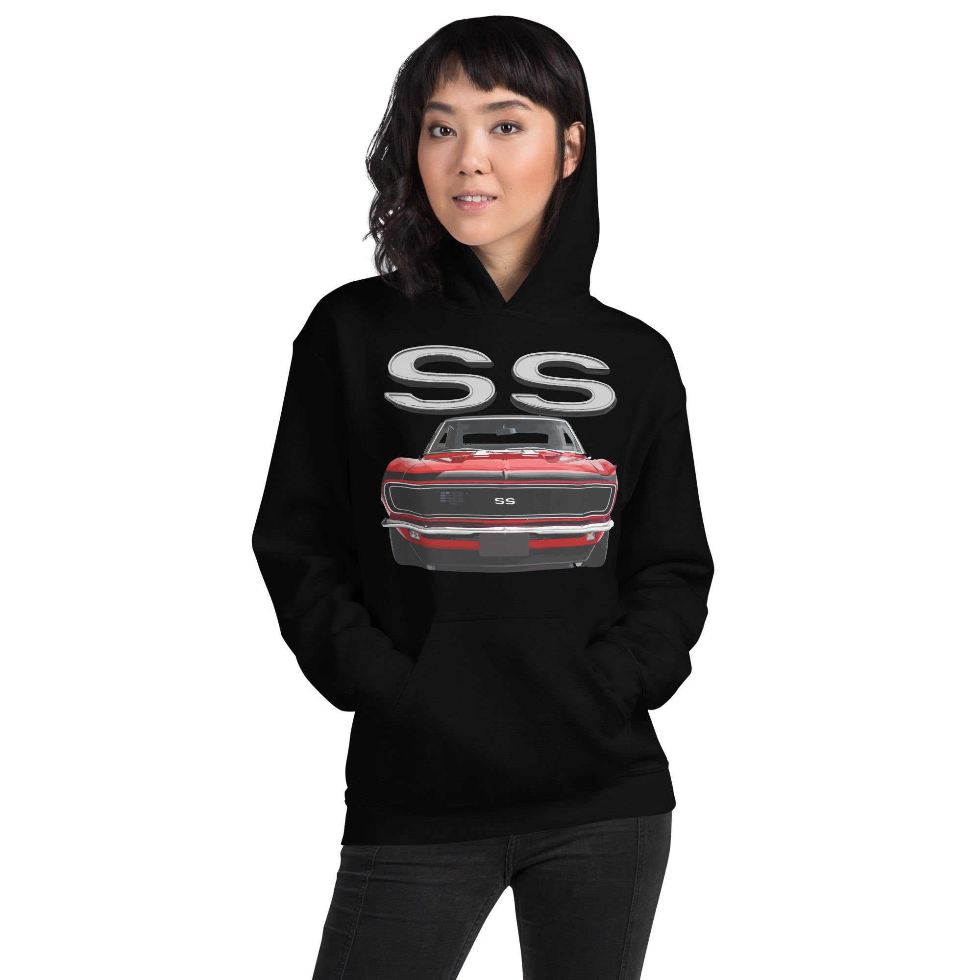 1968 Red Camaro SS Owners Gift Unisex Hoodie