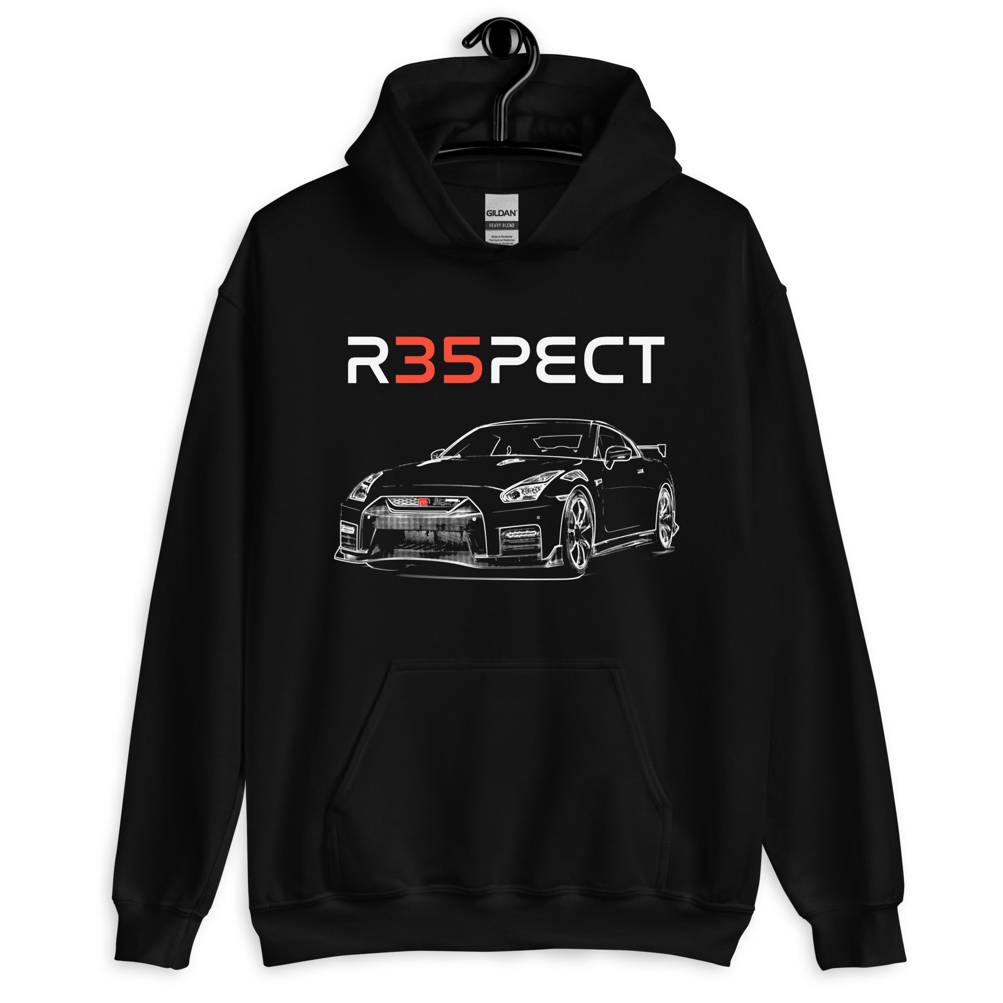 R35 GTR GT-R Skyline Respect JDM Tuner Drift Racing Gift Unisex Hoodie