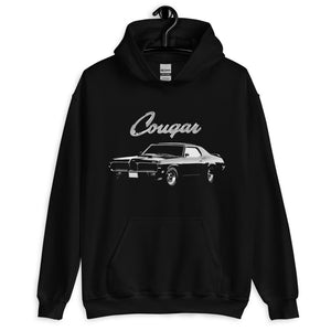 1970 Cougar Eliminator 428 Super Cobra Jet Rare Muscle Car Hoodie