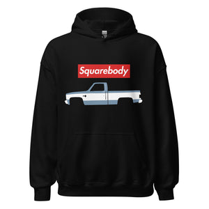 1987 Chevy C10 Silverado Squarebody Square Body Pickup Unisex Hoodie