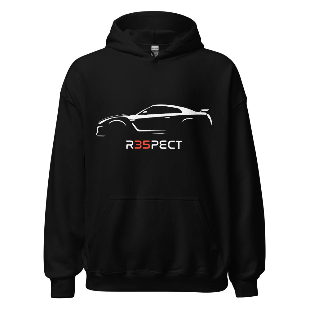 GT-R R35 R35PECT Skyline GTR JDM Silhouette Unisex Hoodie