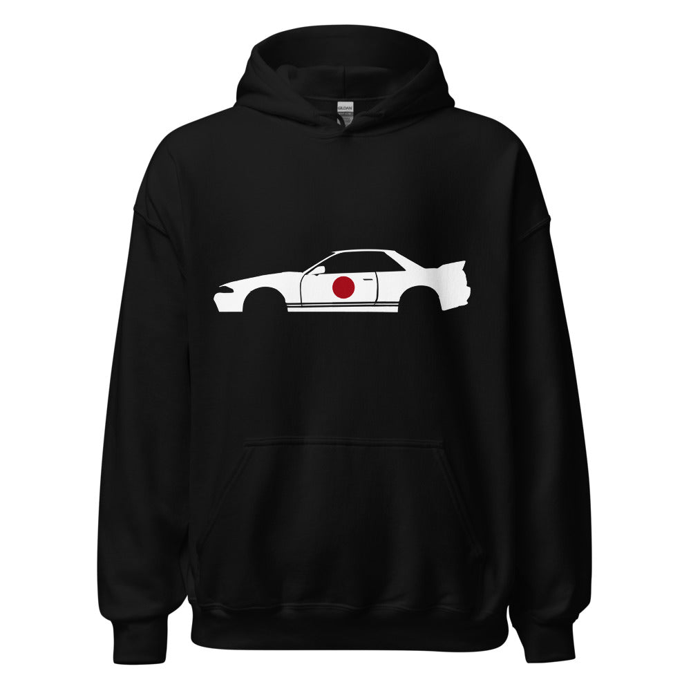 R32 GT-R Skyline GTR JDM Custom Stencil Design Car Club Drift Streetwear Unisex Hoodie