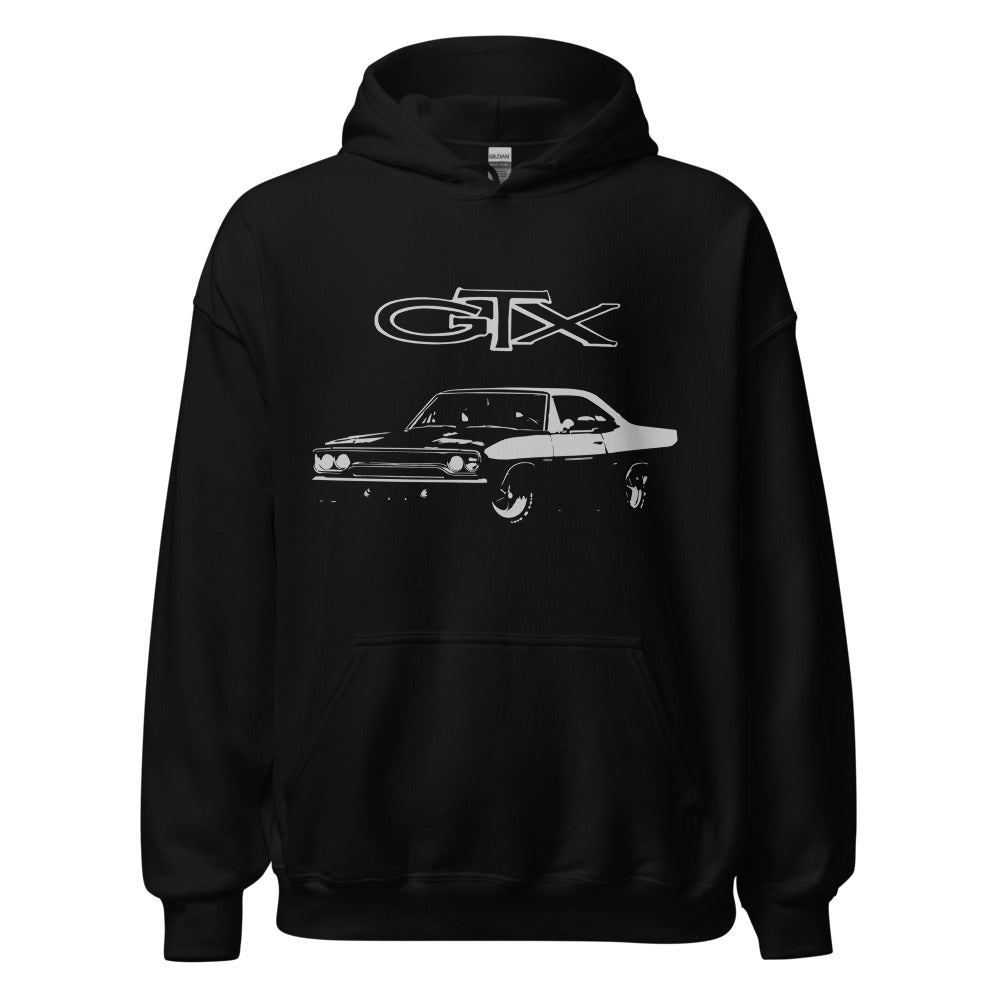1970 GTX American Muscle Car Classic Cars Collector Gift Automotive Nostalgia Hoodie
