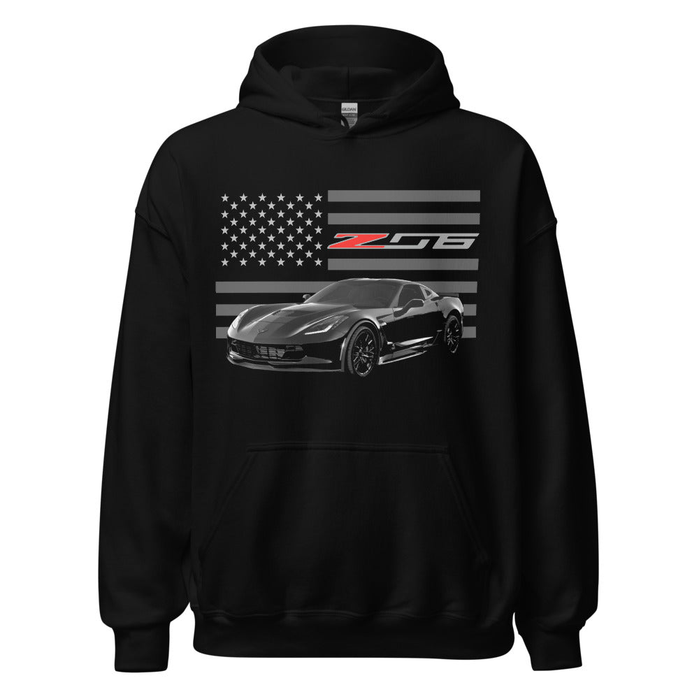 2017 Corvette C7 Z06 Seventh Gen Vette Driver Car Club Hoodie