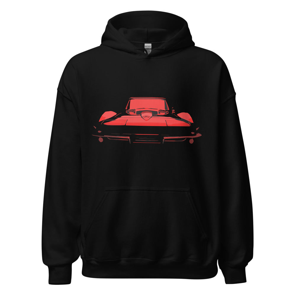 1967 Corvette C2 Red Hue Classic car Owner Gift Hoodie