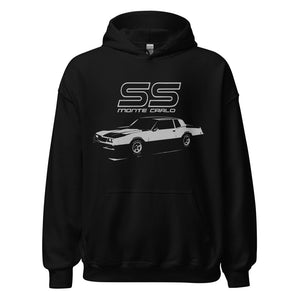 1986 Monte Carlo SS Owner Gift for Chevy Classic Cars Hoodie