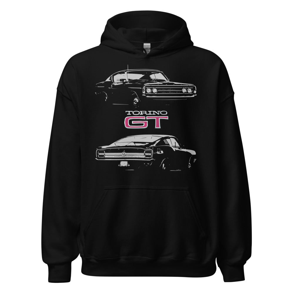 1969 Torino GT Muscle Car Owner Gift Classic Cars Hot Rod Custom Hoodie